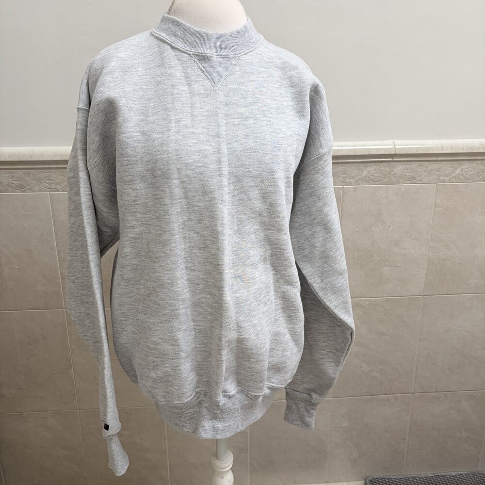 VINTAGE 90s Jansport Sweatshirt Adult Mens Large Gray Made in USA Blank